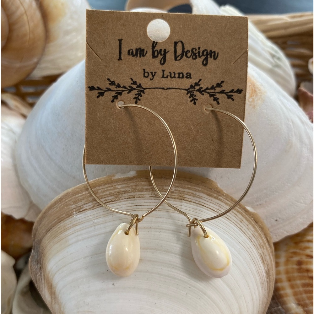Hoop Shell Earrings